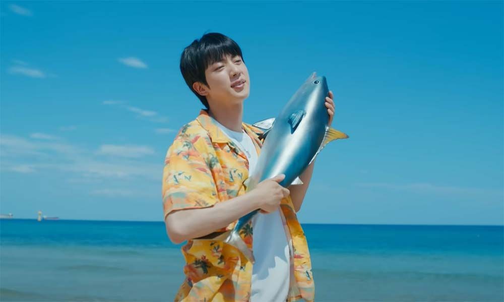 BTS 진 슈퍼참치? 낚시 중 참치 잡아서 탄생한 곡