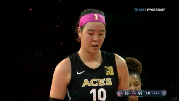 WNBA 박지수, 13분 출전…팀 승리 기여 