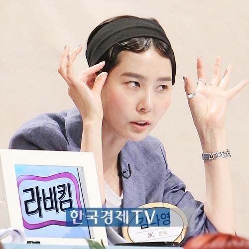[포토]김나영 패셔니스타 헤어스타일의 위엄