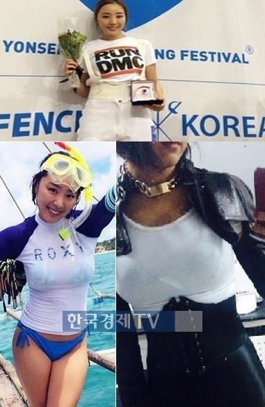 언프리티랩스타 제이스 S라인 비결은 펜싱?…2014 펜싱 페스티발 금메달