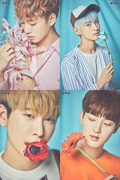 VAV 바론-에이스-지우-세인트반, ‘플라워’ 1차 개인 티저 이미지 공개