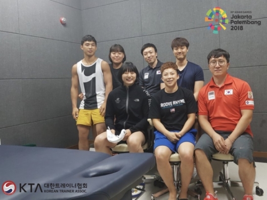 대한트레이너협회(KTA), 자카르타 아시안게임 국가대표 현장지원