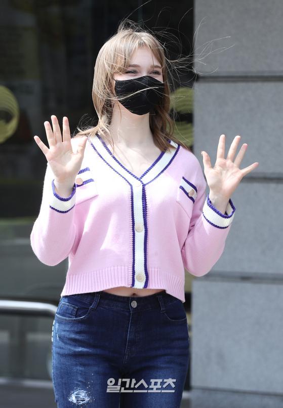 [포토] 마리아, 분홍빛 상큼함