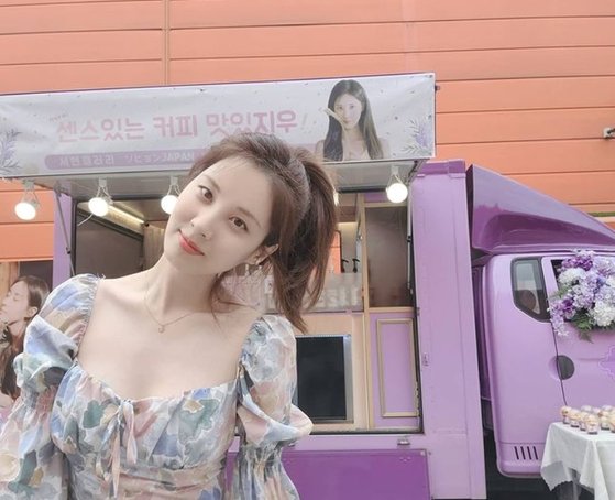 매일 청순하지우..서현, 모럴 센스 촬영 중 근황