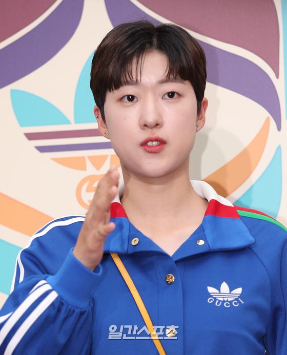 [포토] 안산 눈빛으로 먼저 조준