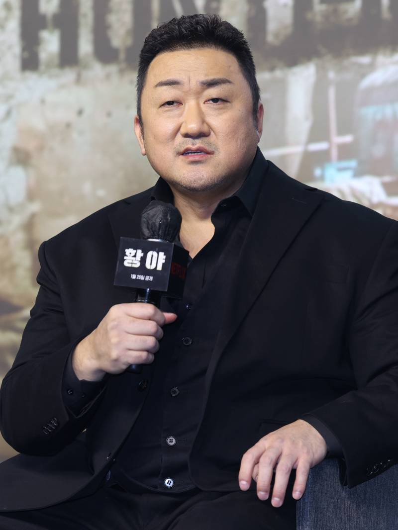 [포토] 마동석, 시원한 황야 액션 기대하세요