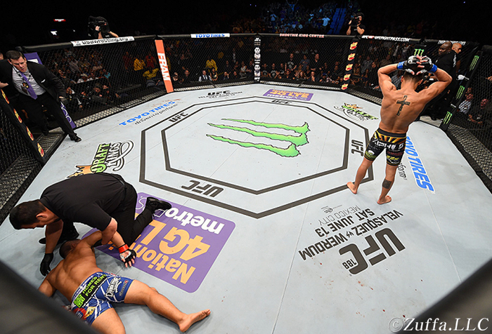 피니시율↑·경기시간↓…UFC, 옥타곤 축소에 일어난 변화