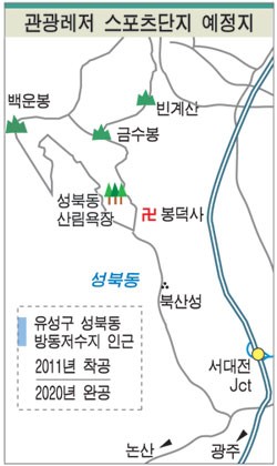 대전에 종합관광레저단지 조성된다