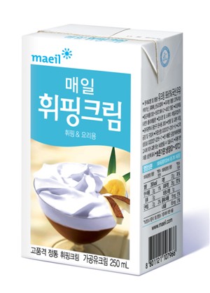 매일유업, 가정용 휘핑크림 출시