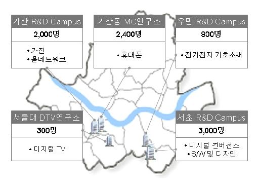 LG 연구개발의 메카, 서초 R&D캠퍼스 준공