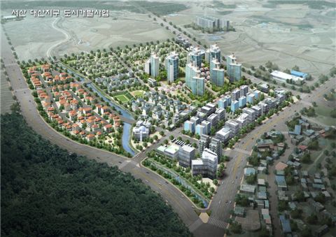 서산 대산지구 도시개발사업 ‘첫 삽’