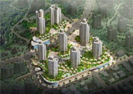 건흥 아파트 투시도