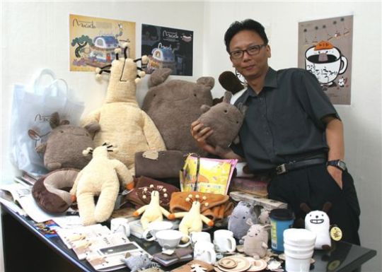 커피자루 인형 마카다 대박 캐릭터로 키운다