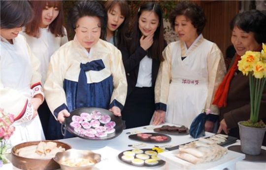 [포토]현대百 압구정본점, 한국의 떡 전시회 개최