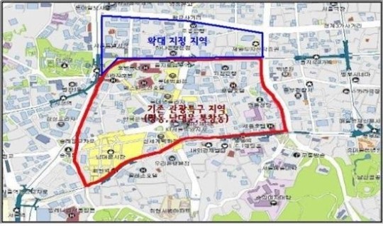 명동ㆍ남대문ㆍ북창 관광특구, 무교ㆍ다동까지 확대