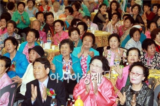[포토]광주 북구 임동, 경로위안잔치 개최