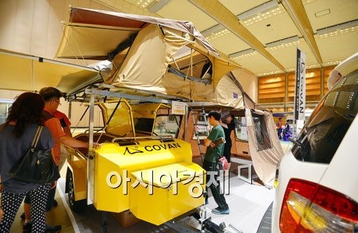 [포토]캠핑? 이제는 카라반이 대세