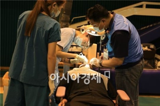 완도군, 찾아가는 가족사랑 치과진료소 운영 큰 호응