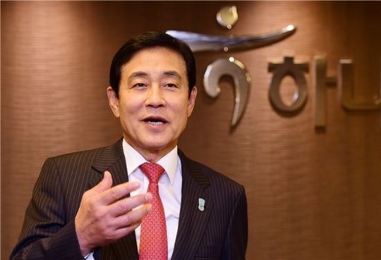 김정태 회장 하나·외환 통합은행명에 하나 포함…노조 대화 임박