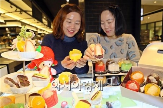 [포토]찹쌀떡 속에 생과일이 통째로 쏙