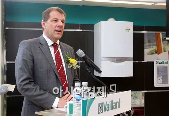 보크란더 바일란트 회장 한국 프리미엄 보일러 시장 진출