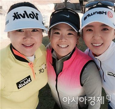 [윤채영의 투어다이어리] 21. 16년지기와의 합동훈련