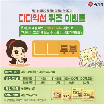 대상FNF 참여자 많을수록 당첨확률 높아져요…다다익선 이벤트 진행