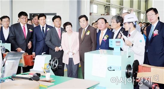 에너지밸리 나주혁신산단 첫 제품 생산