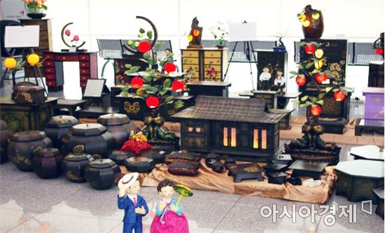 전남도농업박물관,전통 한지 공예 아름다운 멋 감상하세요