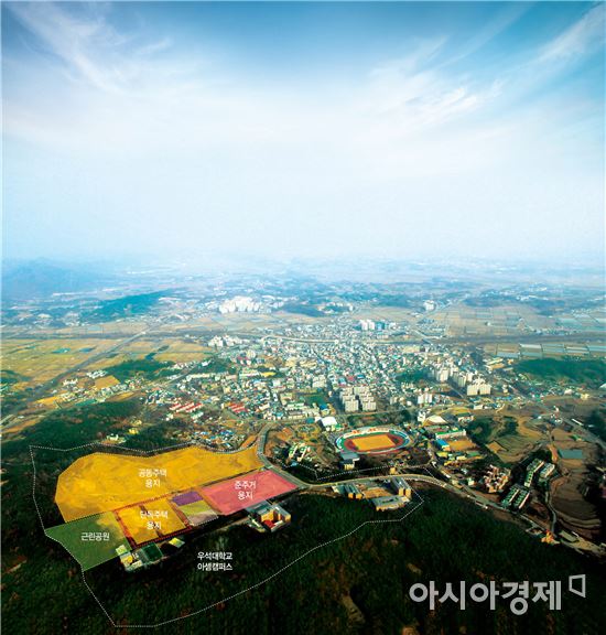 진천교성지구(대명루첸), 점포겸용단독주택용지 공급 기대