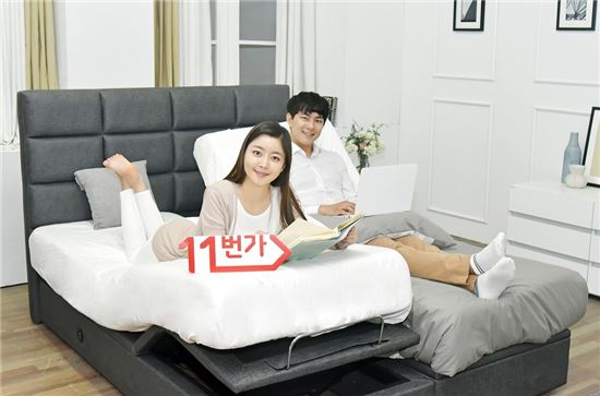 침대 혁명…SK플래닛, 움직이는 침대 모션베드 100만원 할인