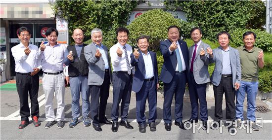 윤장현 광주시장, 개인택시운송사업조합 관계자 간담회 가져