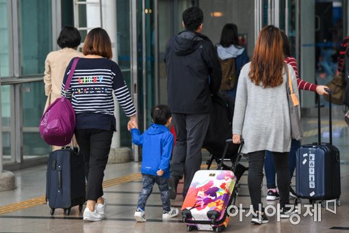 [포토]엄마손 잡고 집으로