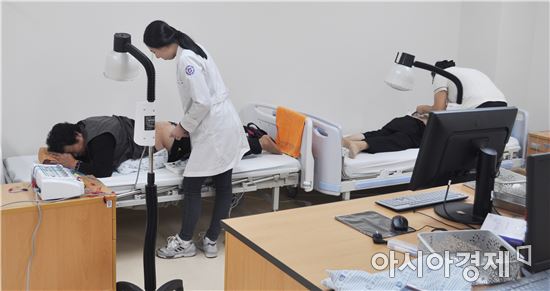 장흥통합의료한방병원, 박람회와 연계 진료