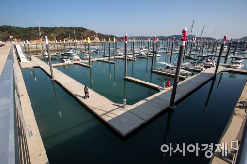 [포토]요트 300척 정박 왕산마리나