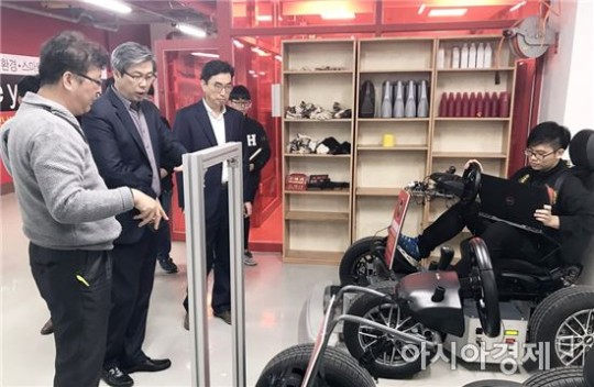 서강석 안전한 바카라사이트 총장, 프라임사업 KBS 다큐 리허설 참관