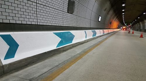 ‘산내음 에스티엘’, 터널 내 안전운전 위한 ‘고휘도 반사체 도료’ 개발