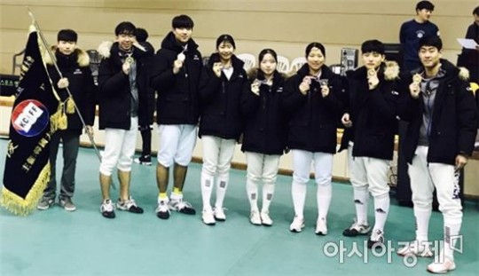 바카라사이트 총판 승리바카라, ‘19회 바카라사이트 총판 승리바카라펜싱선수권’ 남자 사브르단체 우승