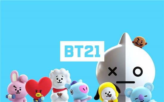 라인프렌즈, 방탄소년단 콜라보 캐릭터 BT21 팝업스토어 오픈