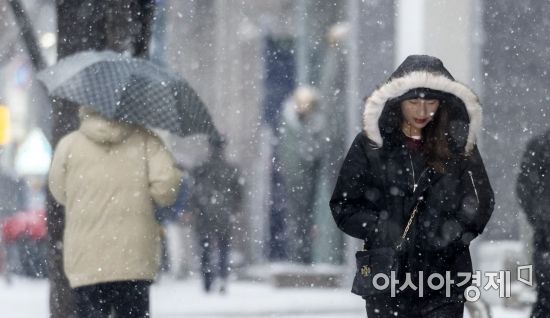 [포토] 출근길 함박눈