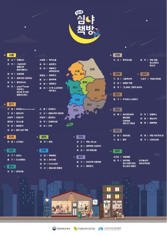 속초 문우당서림 등 서점 70곳 심야책방 운영