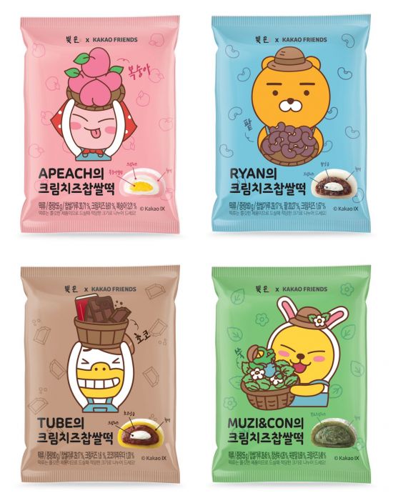 SPC삼립, ‘빚은’ 카카오프렌즈 크림치즈찹쌀떡 출시