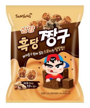 삼양식품, 장수스낵 짱구에 흑당 입힌 ‘흑당짱구’ 출시
