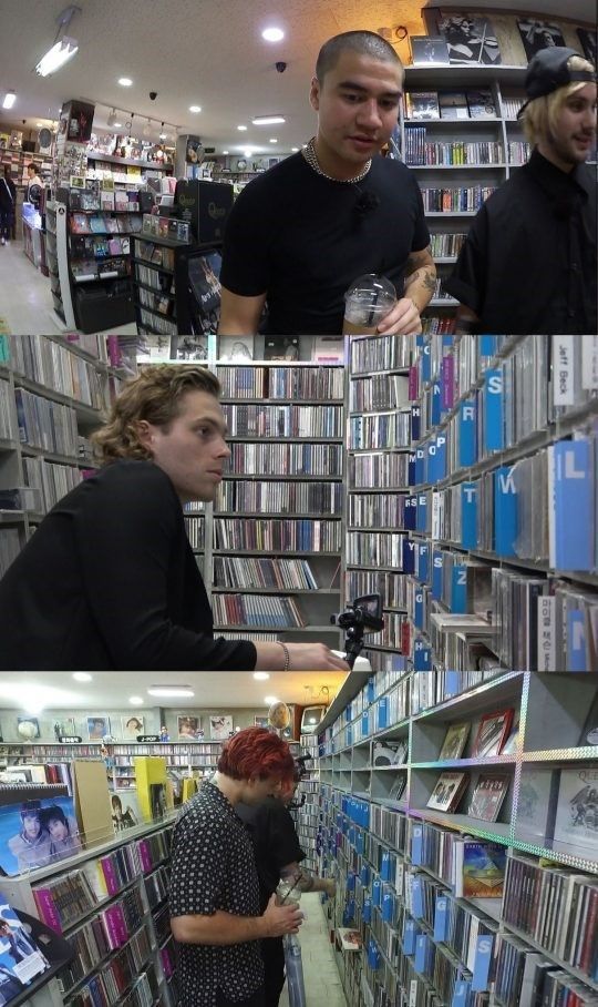 어서와 한국은 처음이지? 밴드 5SOS, 한국 음반 매장 방문