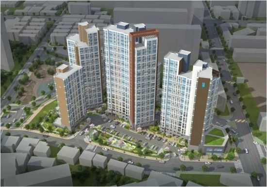 신원아침도시 아파트 투시도