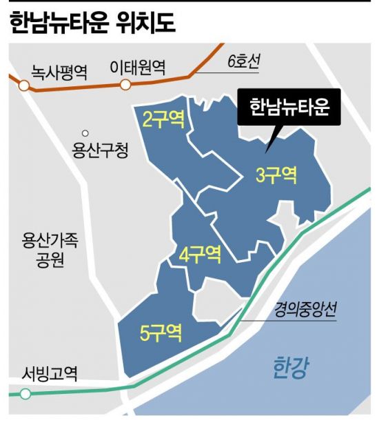 한남2구역 건축심의 접수…3구역 효과에 달아오르는 한남뉴타운
