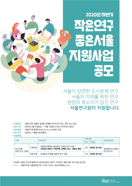 언택트 시대, 서울은 어떻게 변할까…서울연구원 지원사업 공모