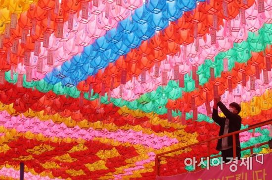 [포토] 알록달록 조계사 연등