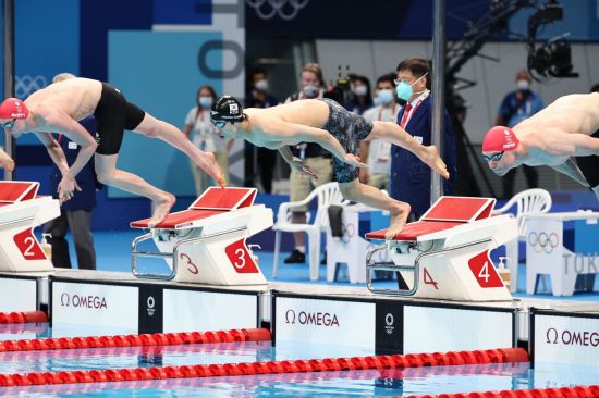 황선우, 경영 남자 자유형 200ｍ 결승 진출(종합)