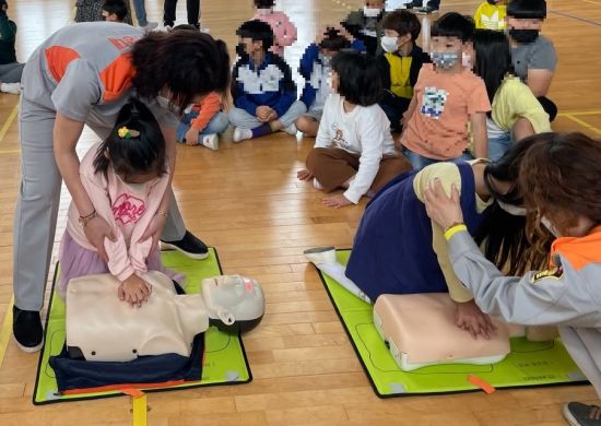 광주 광산소방서, 초등학교 찾아가는 안전체험교실 운영